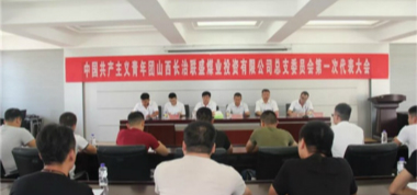 共青團山西長治聯(lián)盛煤業(yè)投資有限公司總支委員會召開第一次代表大會